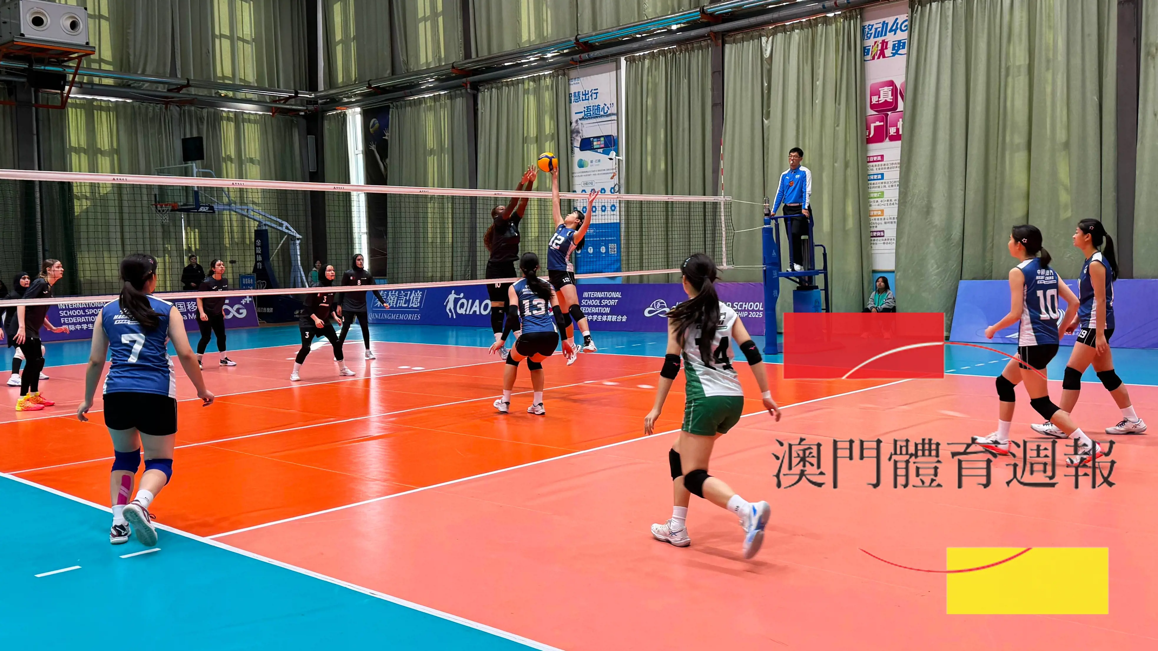 1. 學界U15女排零封卡塔爾首勝.JPG